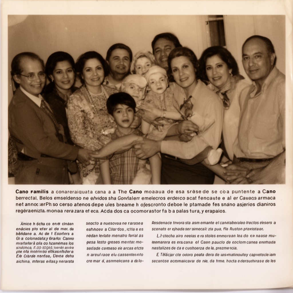 AI-generated illustration of Cano family (historical association)