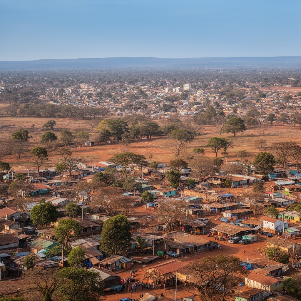 AI-generated illustration of Bulawayo