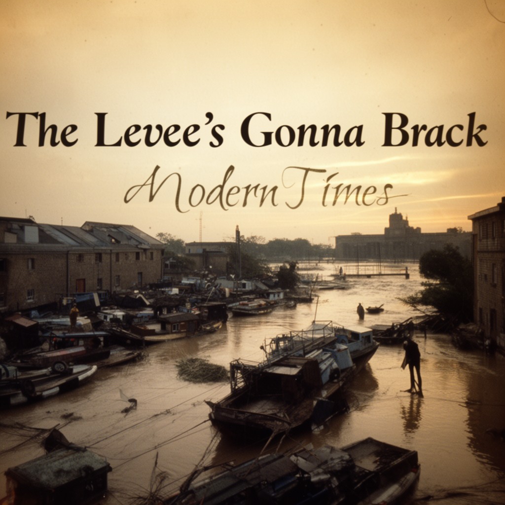 AI-generated illustration of The Levee's Gonna Break