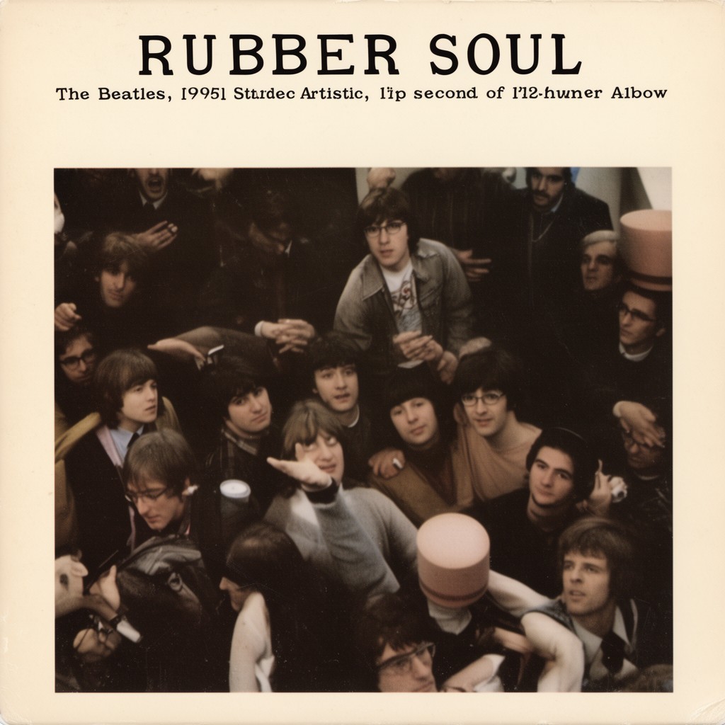 AI-generated illustration of Rubber Soul