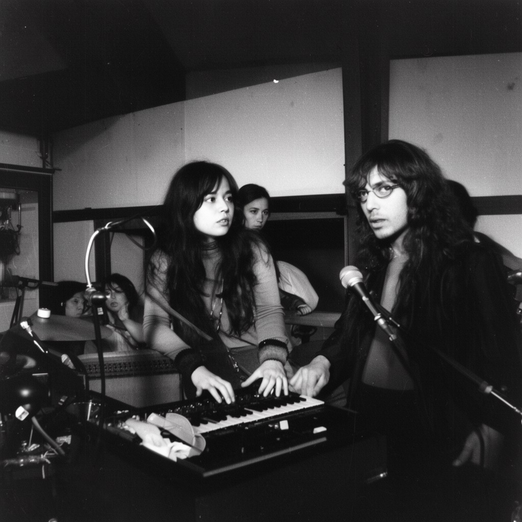 AI-generated illustration of Plastic Ono Band