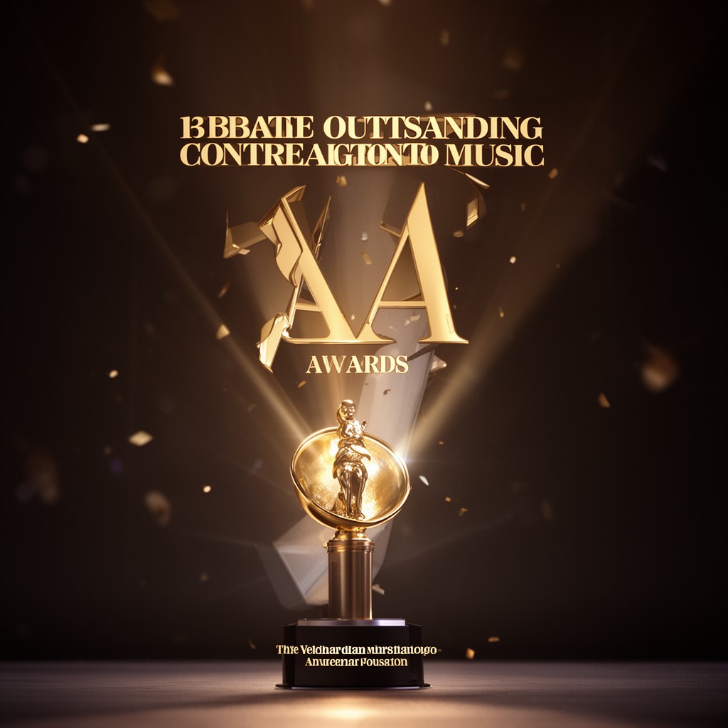 AI-generated illustration of BRIT Award for Outstanding Contribution to Music