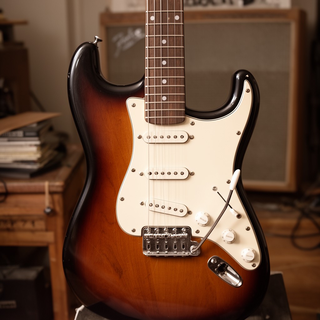 AI-generated illustration of Fender Stratocaster