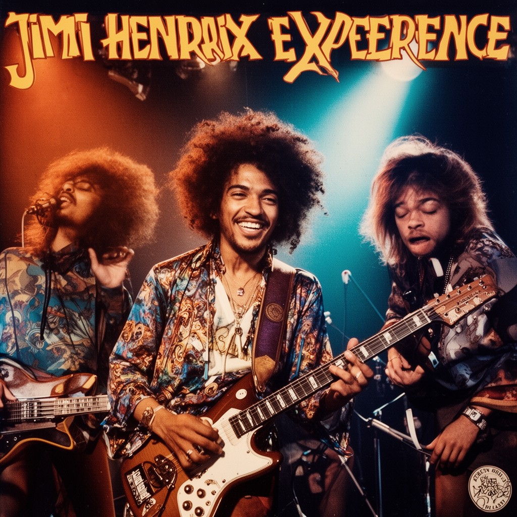 AI-generated illustration of The Jimi Hendrix Experience
