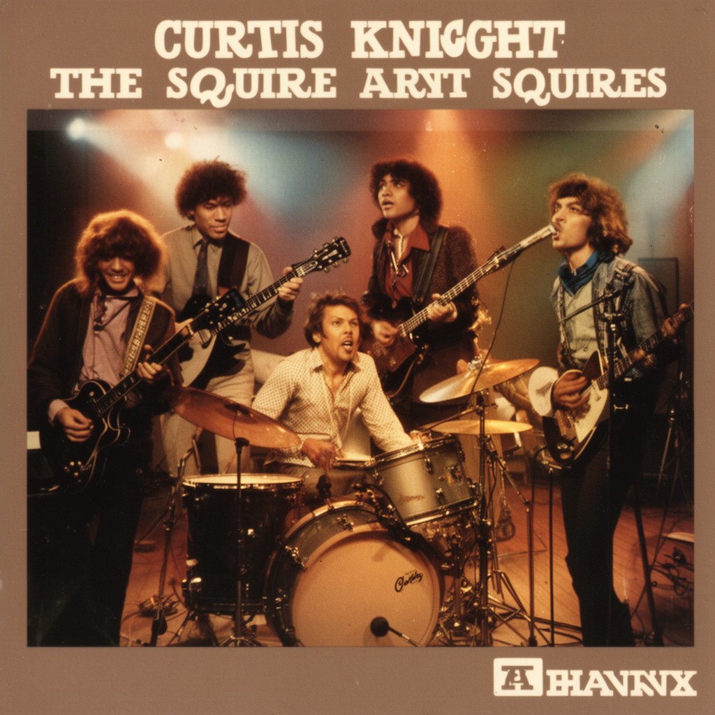 AI-generated illustration of Curtis Knight and the Squires