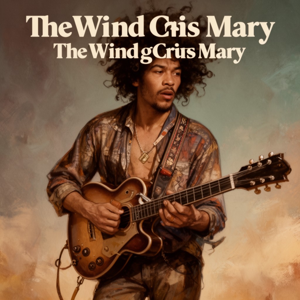 AI-generated illustration of The Wind Cries Mary