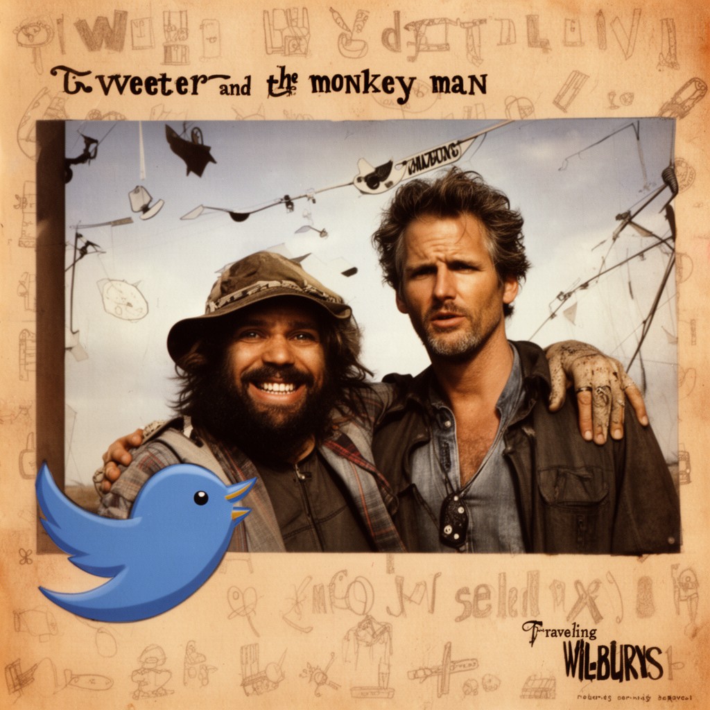 AI-generated illustration of Tweeter and the Monkey Man