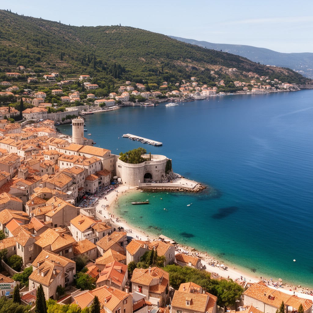 AI-generated illustration of Dalmatia