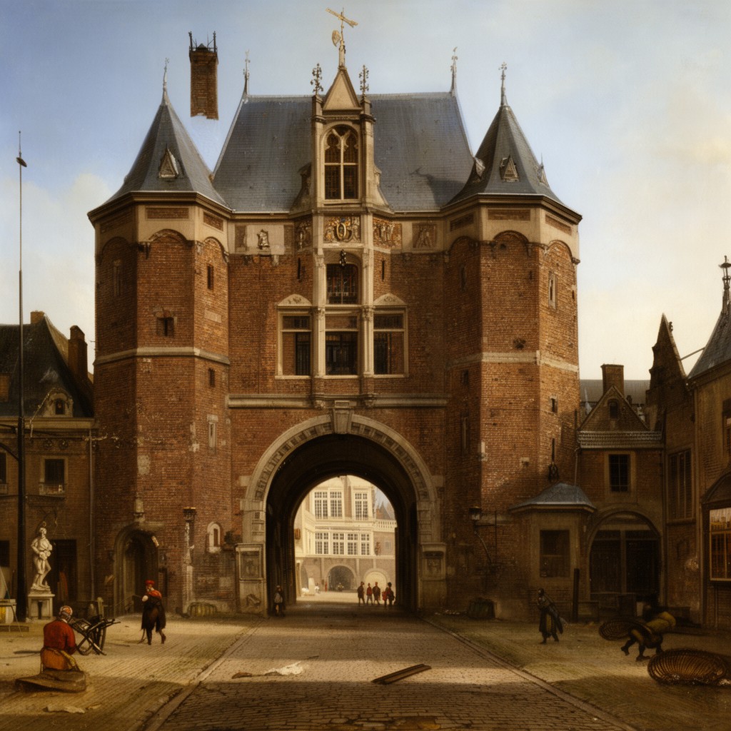 AI-generated illustration of Schiedam Gate