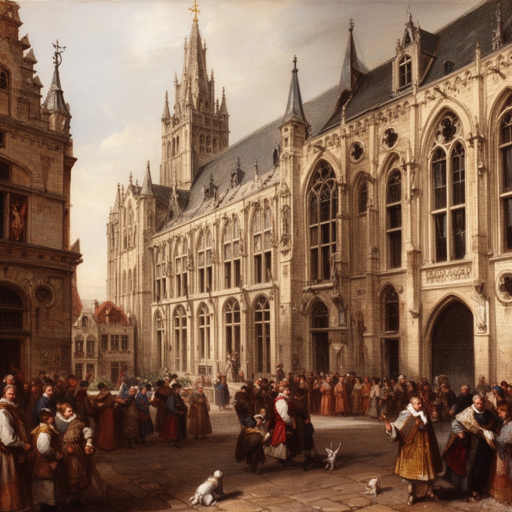 AI-generated illustration of Bishopric of Mechelen