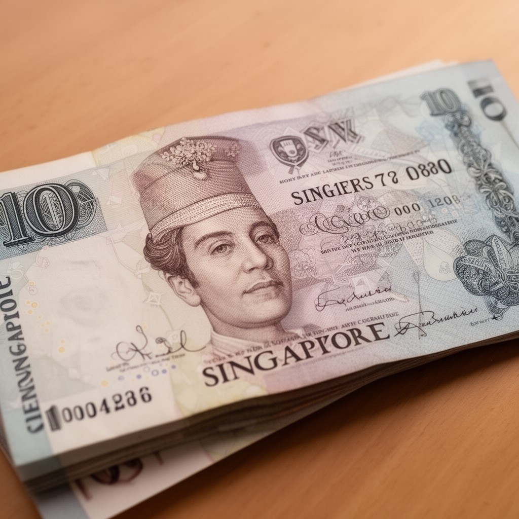 AI-generated illustration of Singapore dollar
