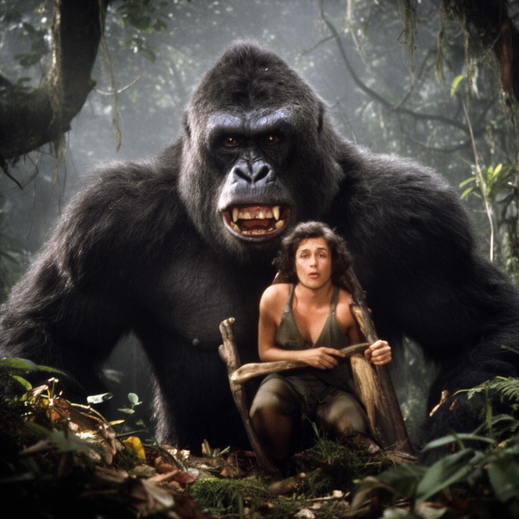 AI-generated illustration of King Kong Lives