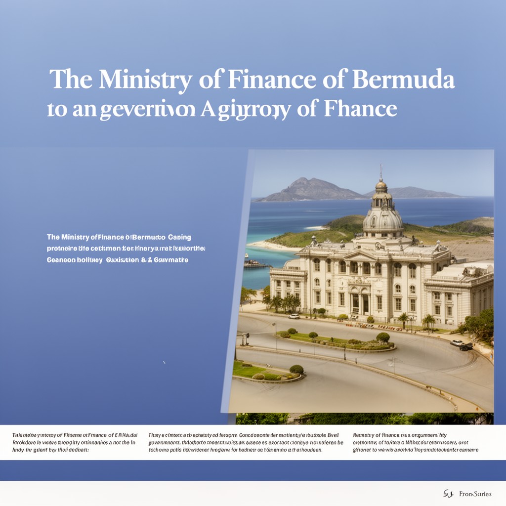 AI-generated illustration of Ministry of Finance of Bermuda