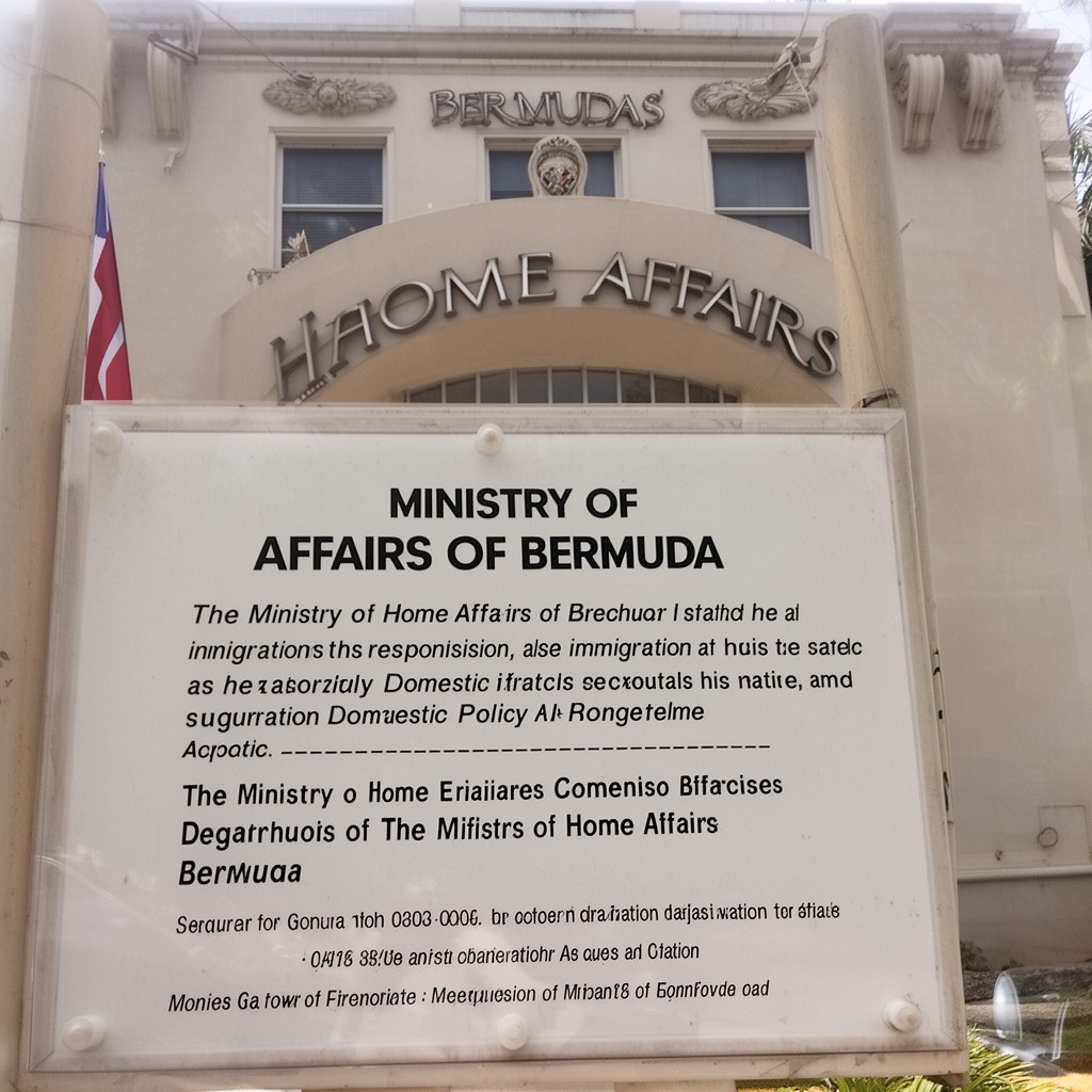 AI-generated illustration of Ministry of Home Affairs of Bermuda