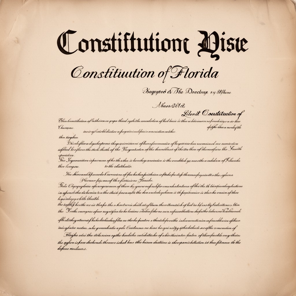 AI-generated illustration of Constitution of Florida