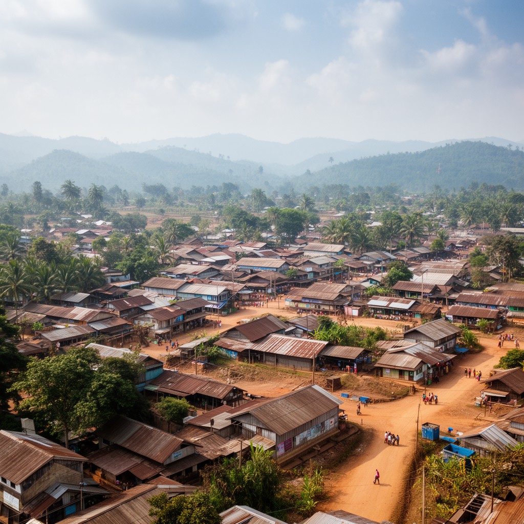 AI-generated illustration of Lashio