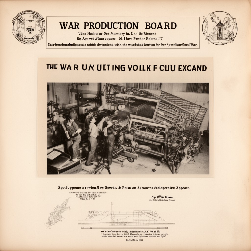 AI-generated illustration of War Production Board