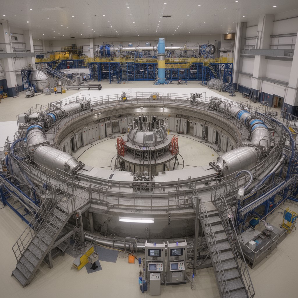 AI-generated illustration of Experimental Advanced Superconducting Tokamak