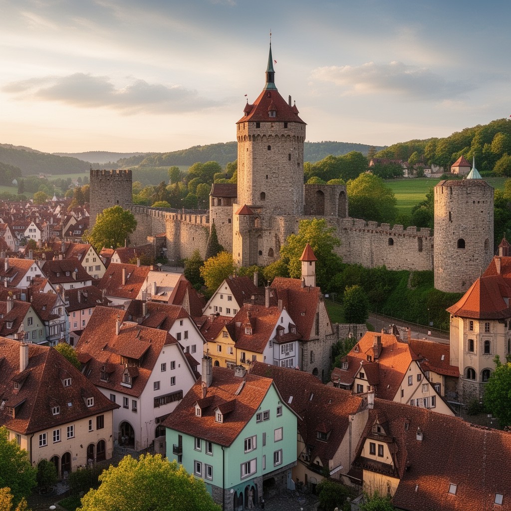 AI-generated illustration of Weißenburg in Bayern