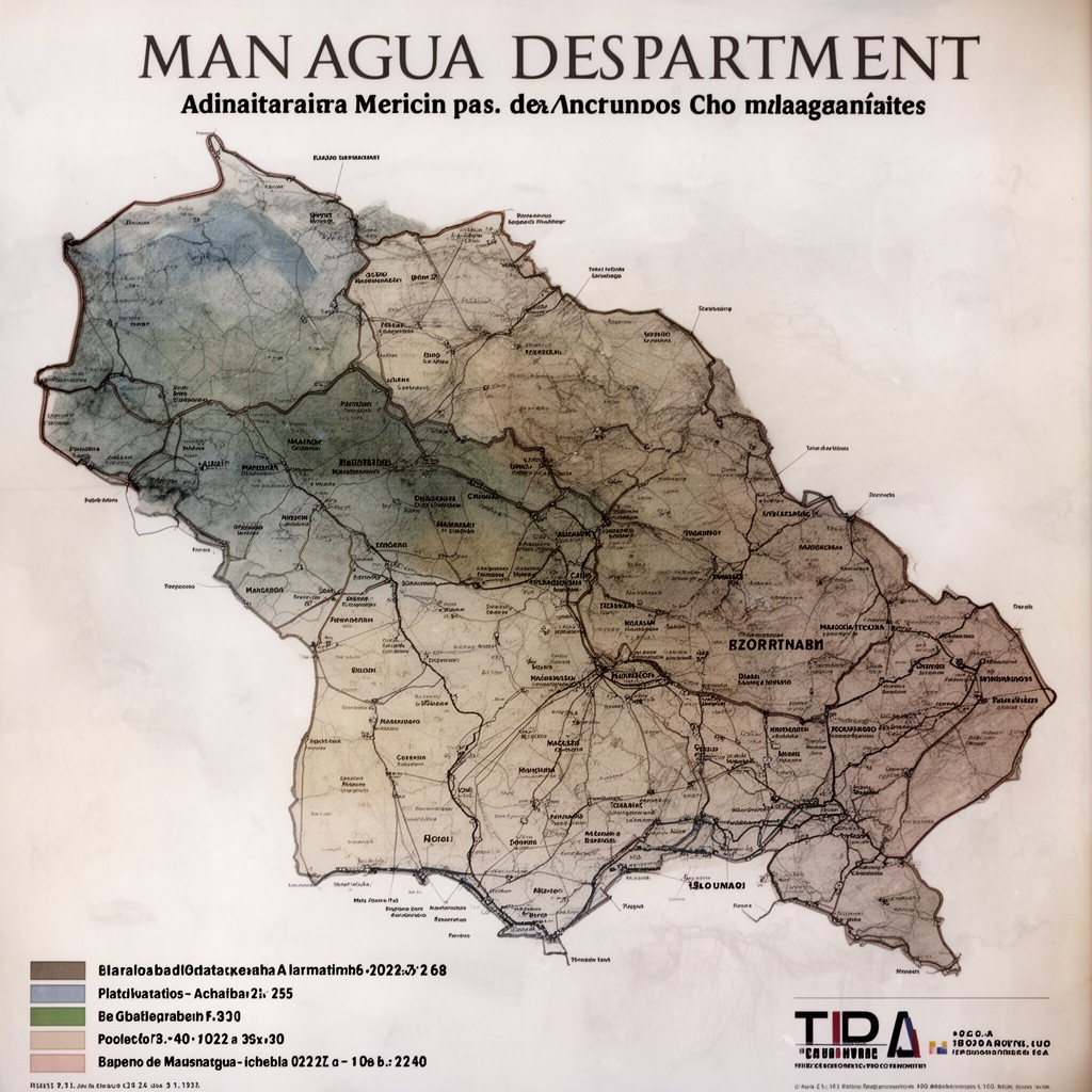 AI-generated illustration of Managua Department