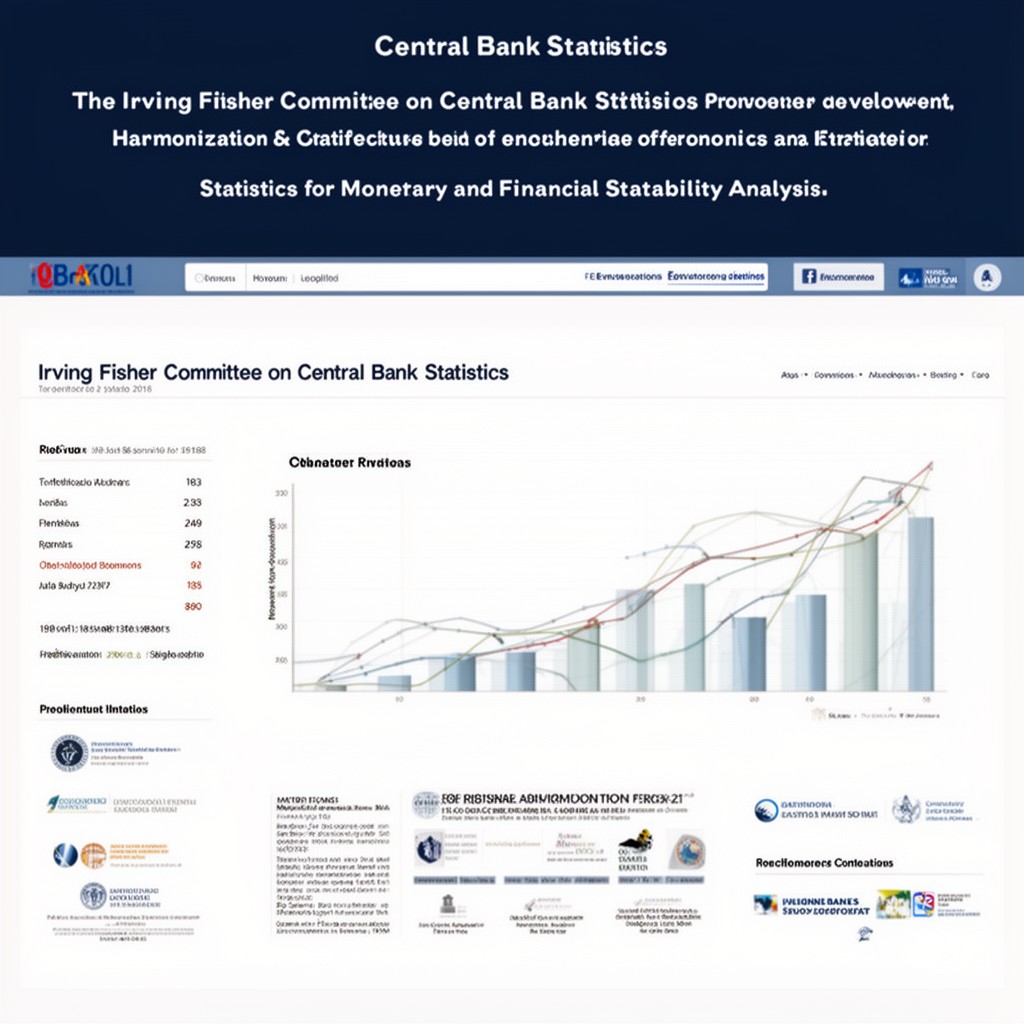 AI-generated illustration of Irving Fisher Committee on Central Bank Statistics