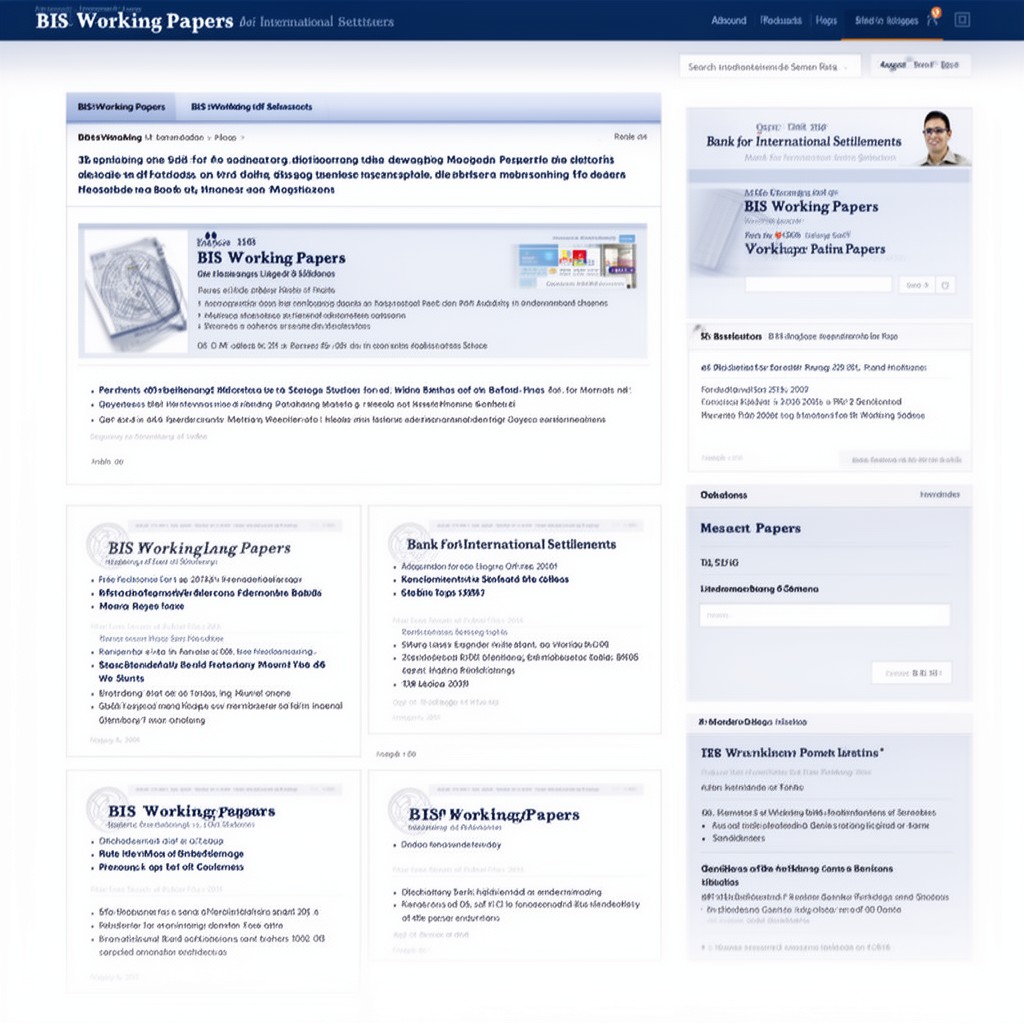 AI-generated illustration of BIS Working Papers