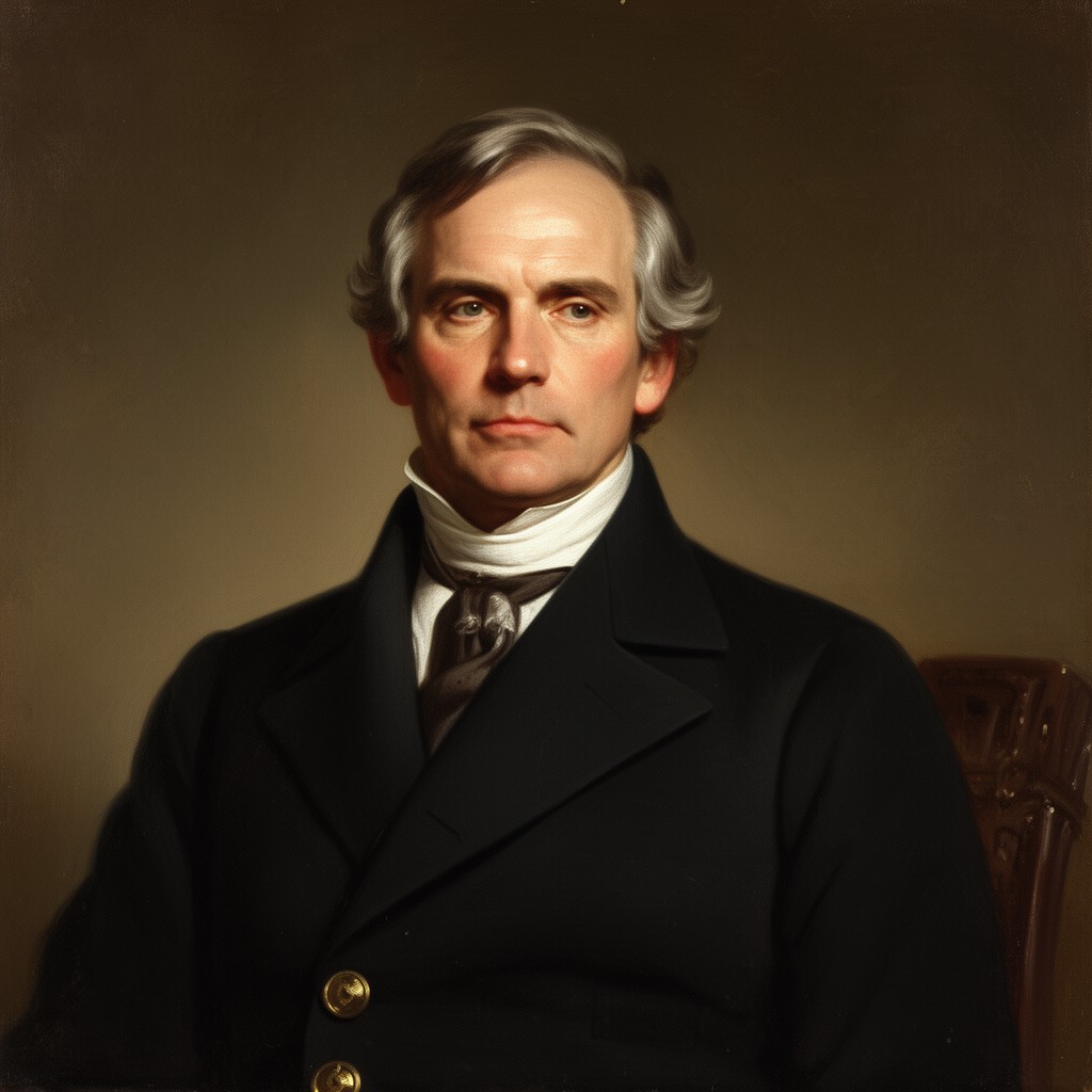 AI-generated illustration of Sylvanus Thayer