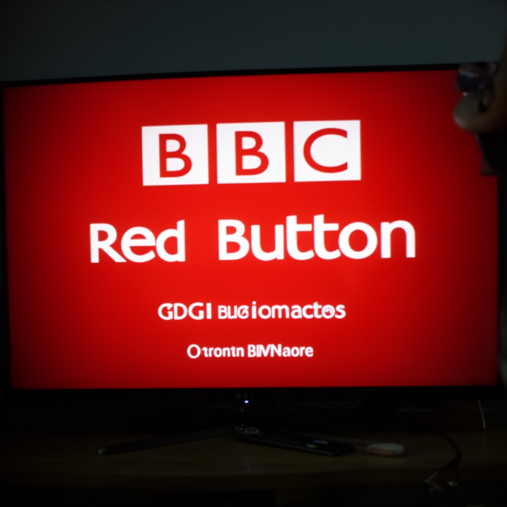 AI-generated illustration of BBC Red Button