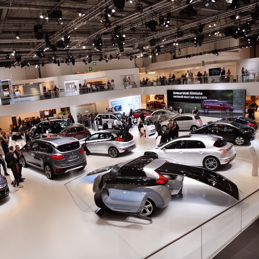 AI-generated illustration of Stockholm Motor Show