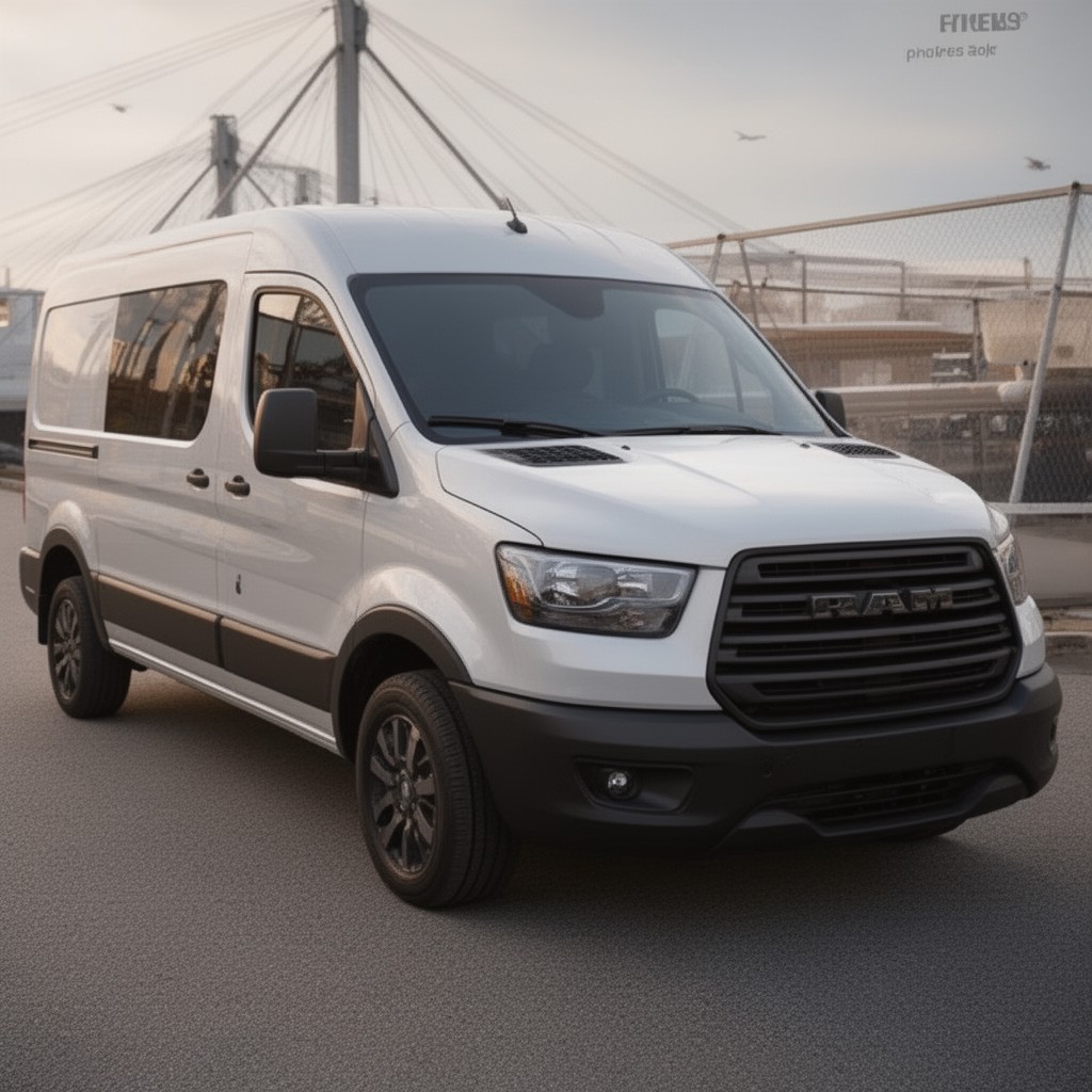 AI-generated illustration of Ram ProMaster