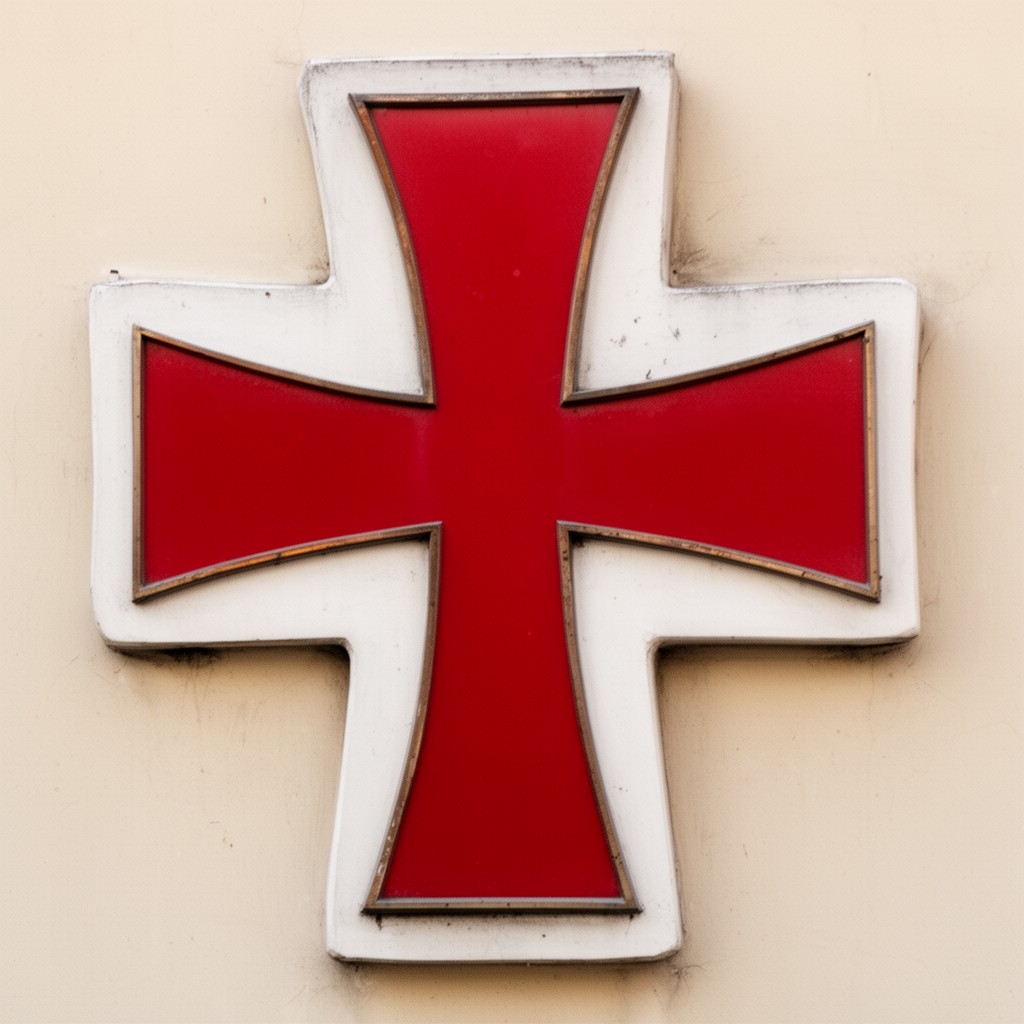 AI-generated illustration of cross of Milan
