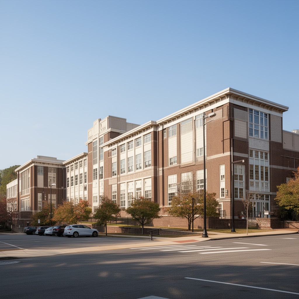 AI-generated illustration of Martinsburg High School