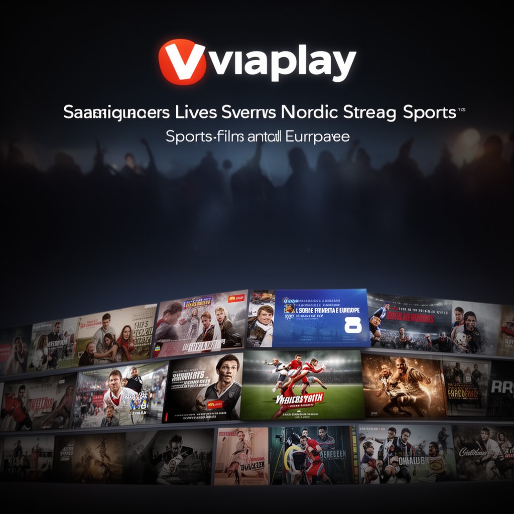 AI-generated illustration of Viaplay