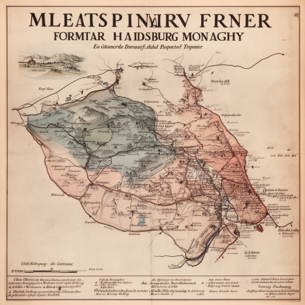AI-generated illustration of Military Frontier (former Habsburg Monarchy)