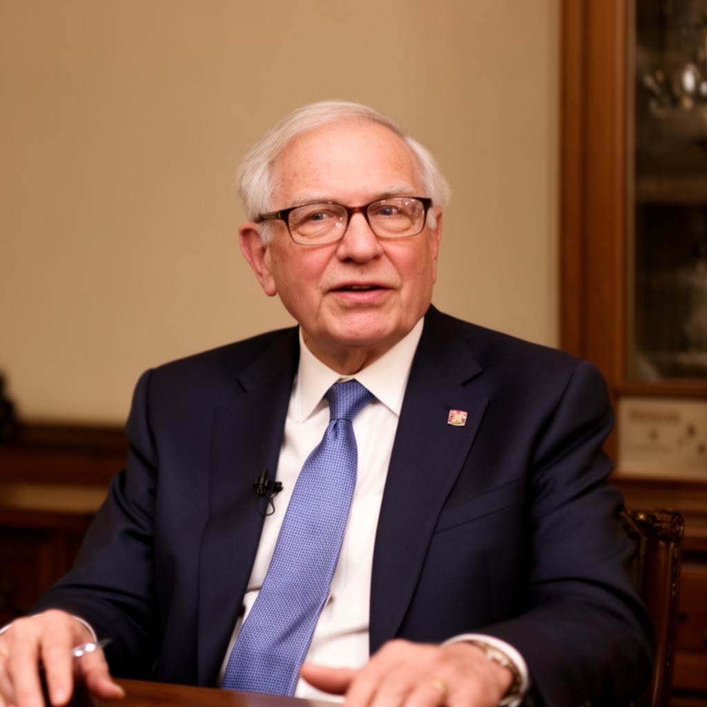 AI-generated illustration of Buffett