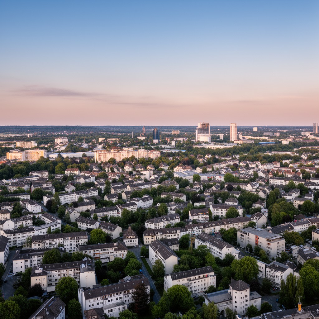AI-generated illustration of Sankt Augustin