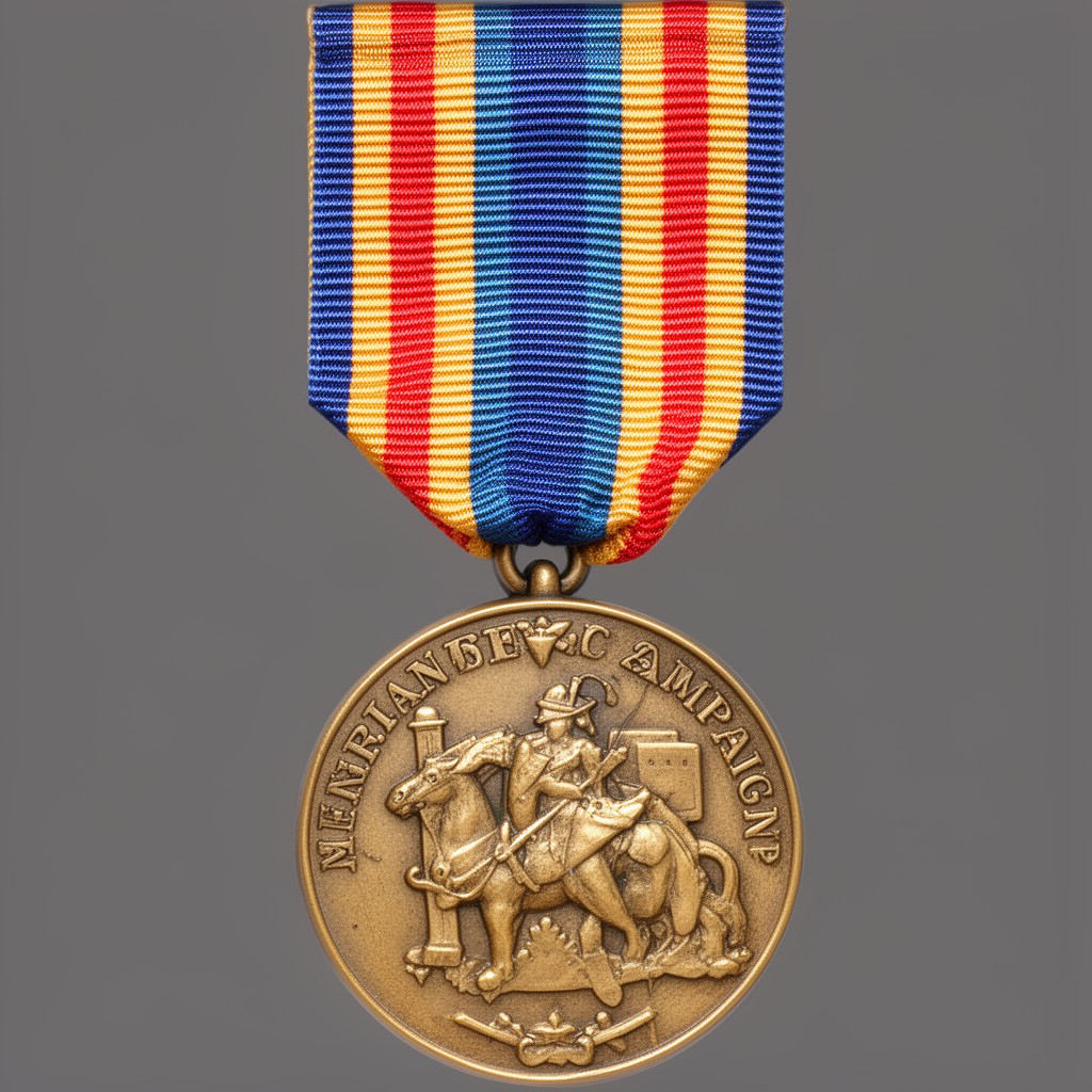 AI-generated illustration of American Campaign Medal