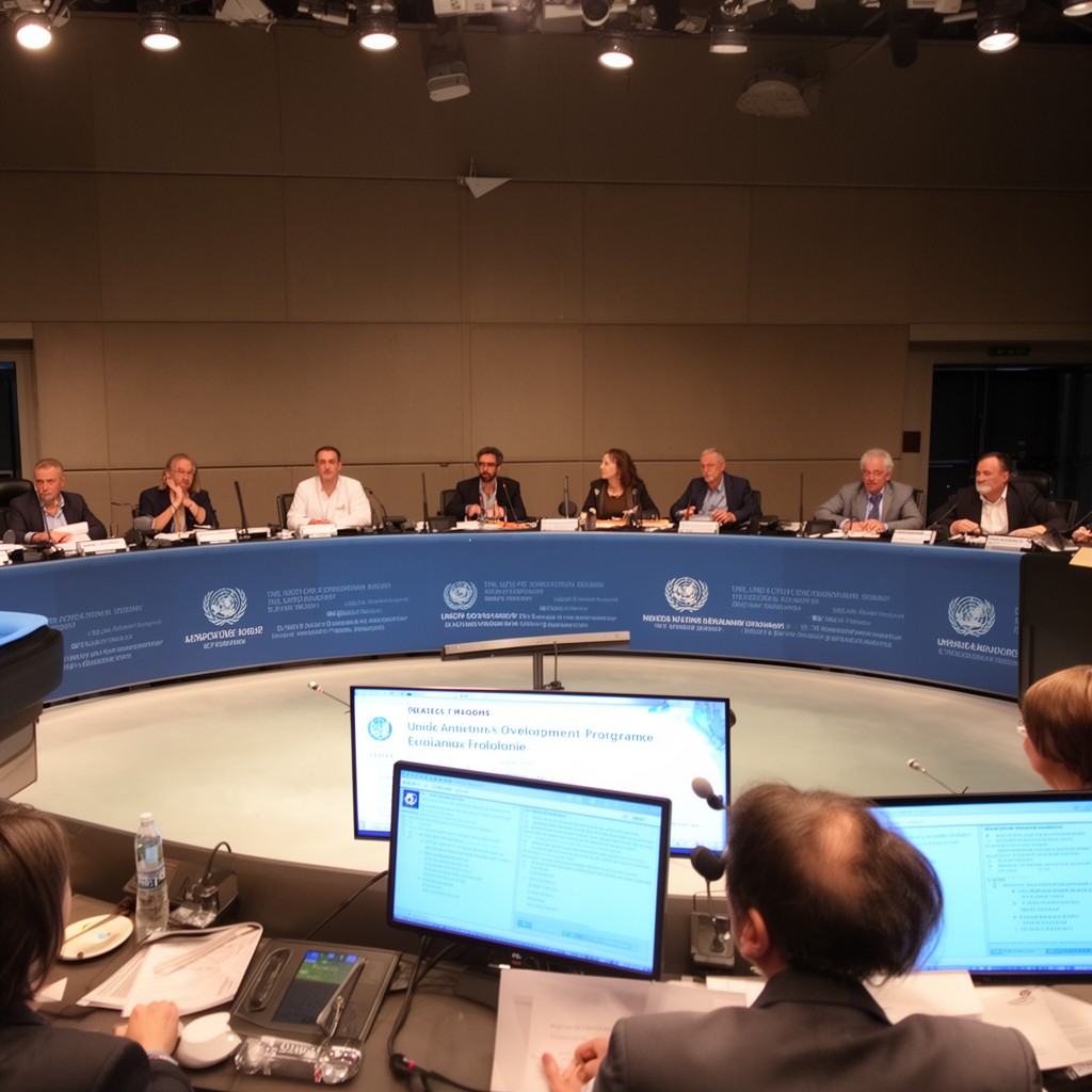 AI-generated illustration of UNDP Executive Board