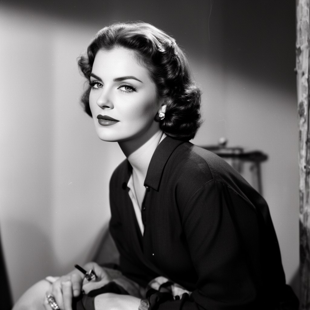 AI-generated illustration of Wanda Hendrix