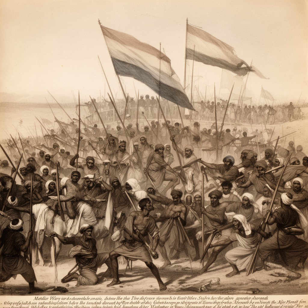 AI-generated illustration of Mahdist War