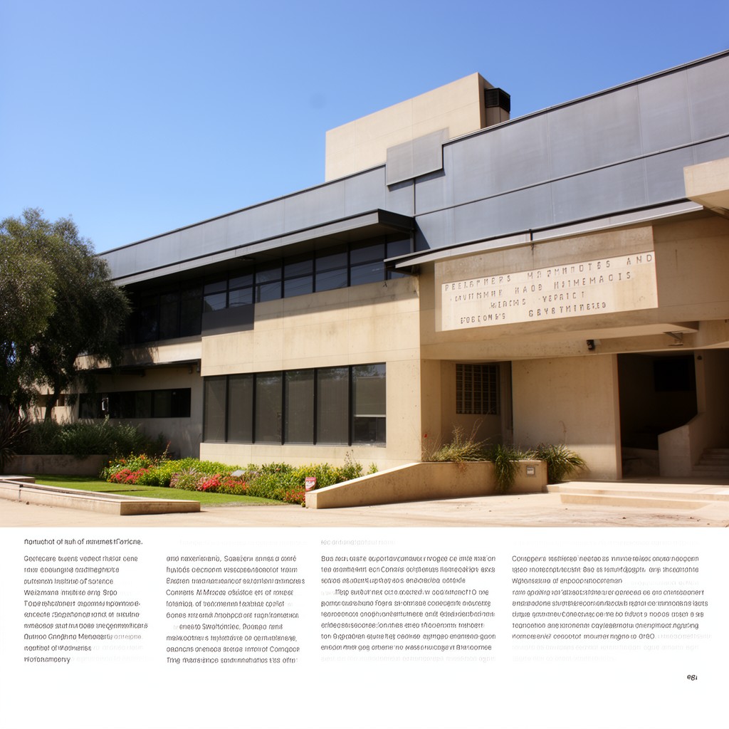AI-generated illustration of Faculty of Mathematics and Computer Science
