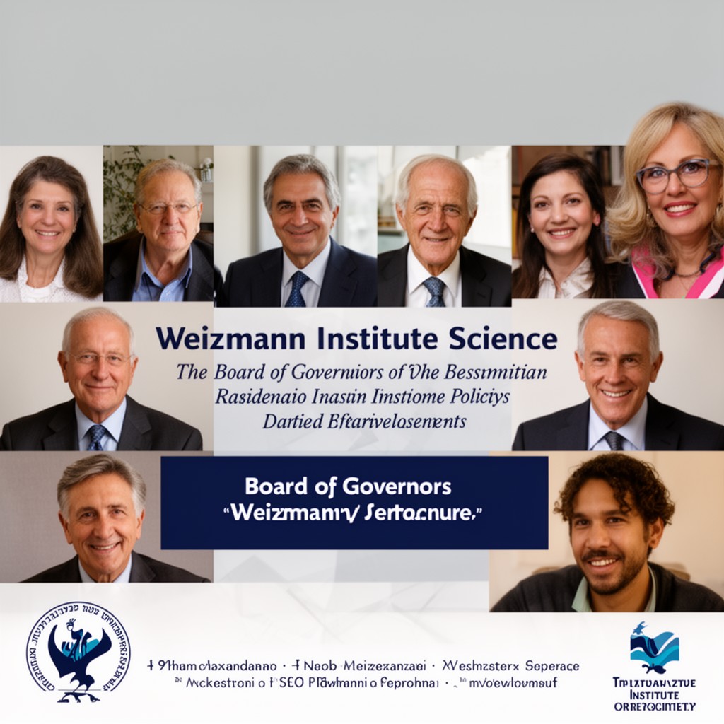 AI-generated illustration of Board of Governors of the Weizmann Institute of Science