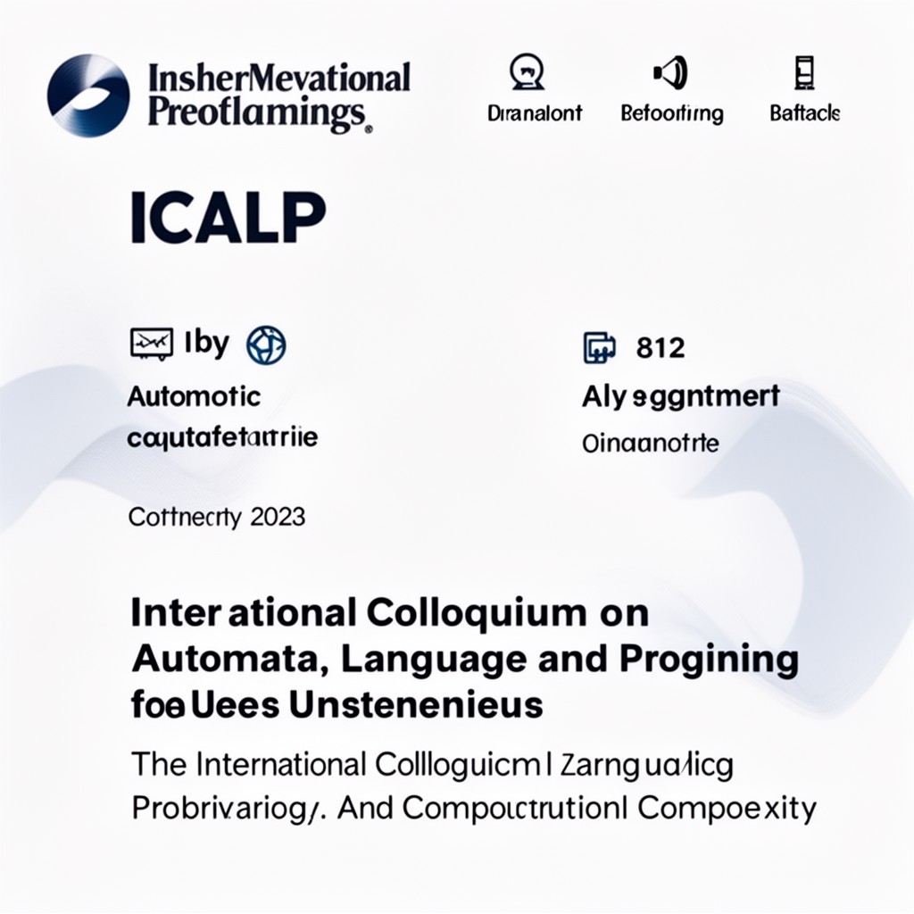 AI-generated illustration of International Colloquium on Automata, Languages and Programming