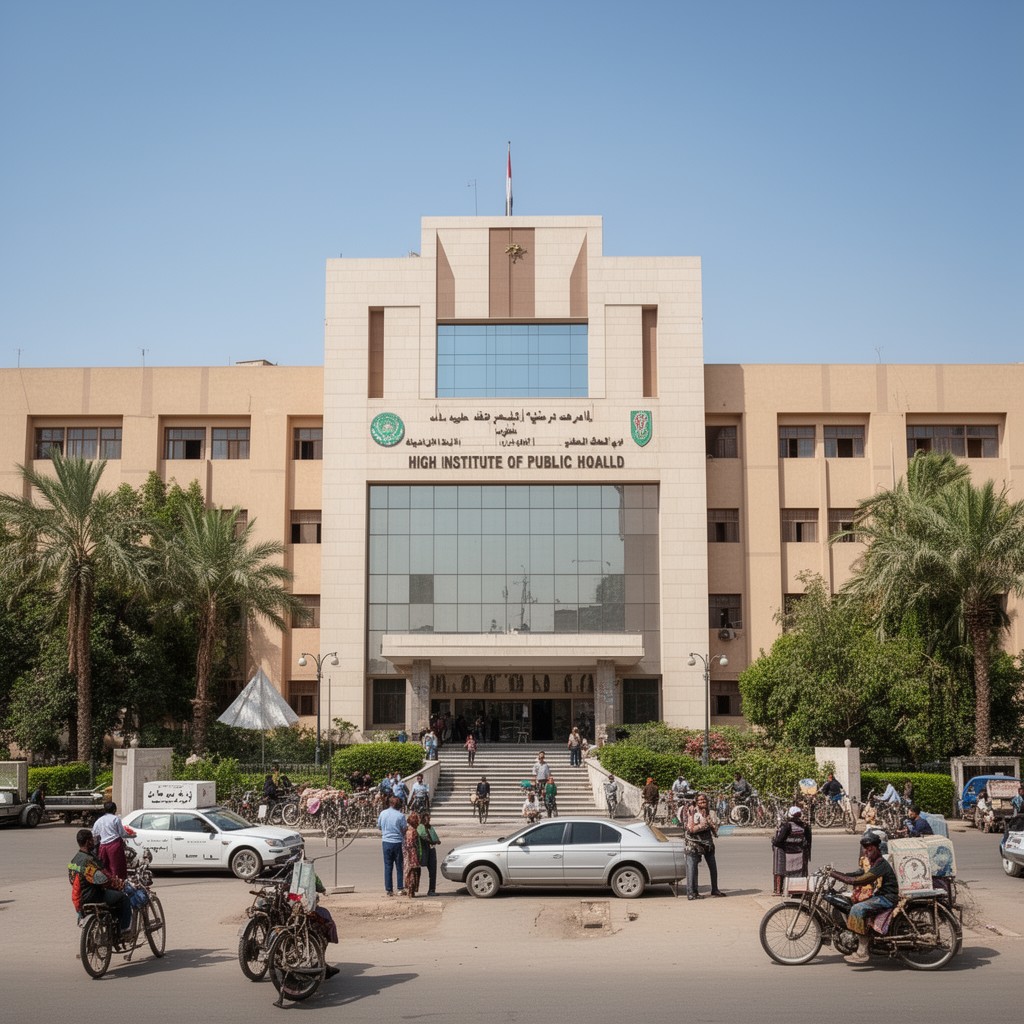 AI-generated illustration of High Institute of Public Health