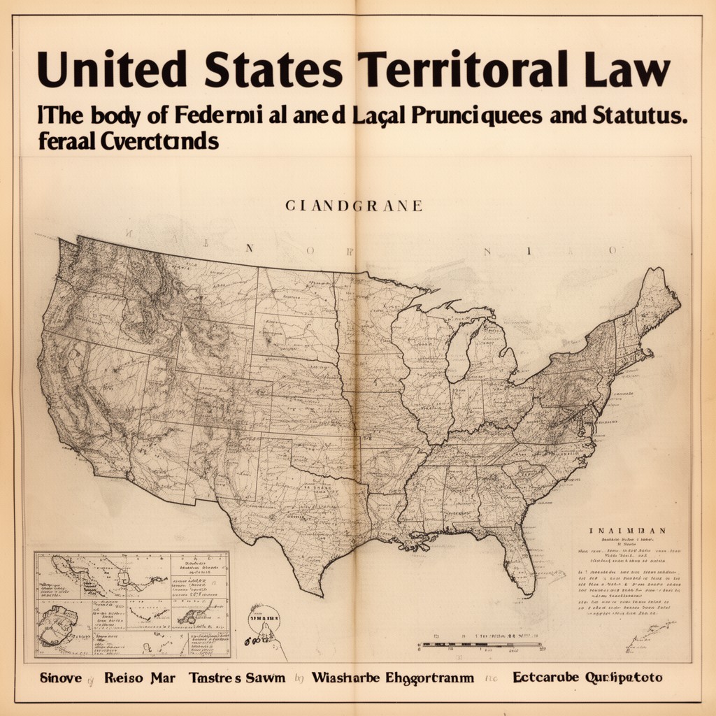 AI-generated illustration of United States territorial law