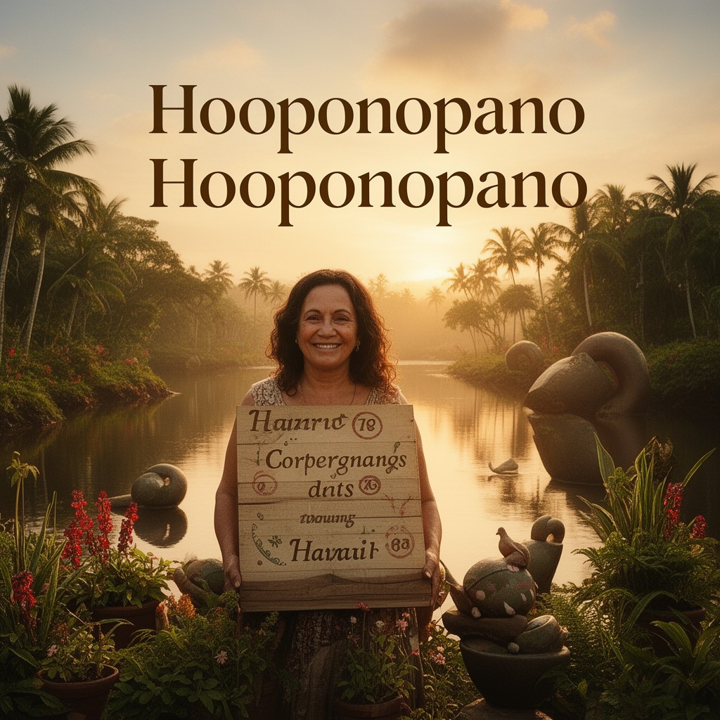 AI-generated illustration of hooponopono