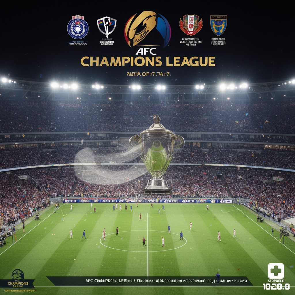 AI-generated illustration of AFC Champions League