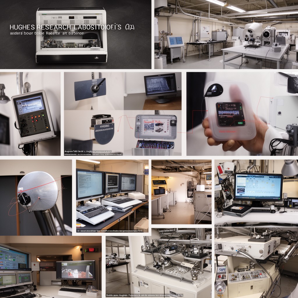 AI-generated illustration of Hughes Research Laboratories
