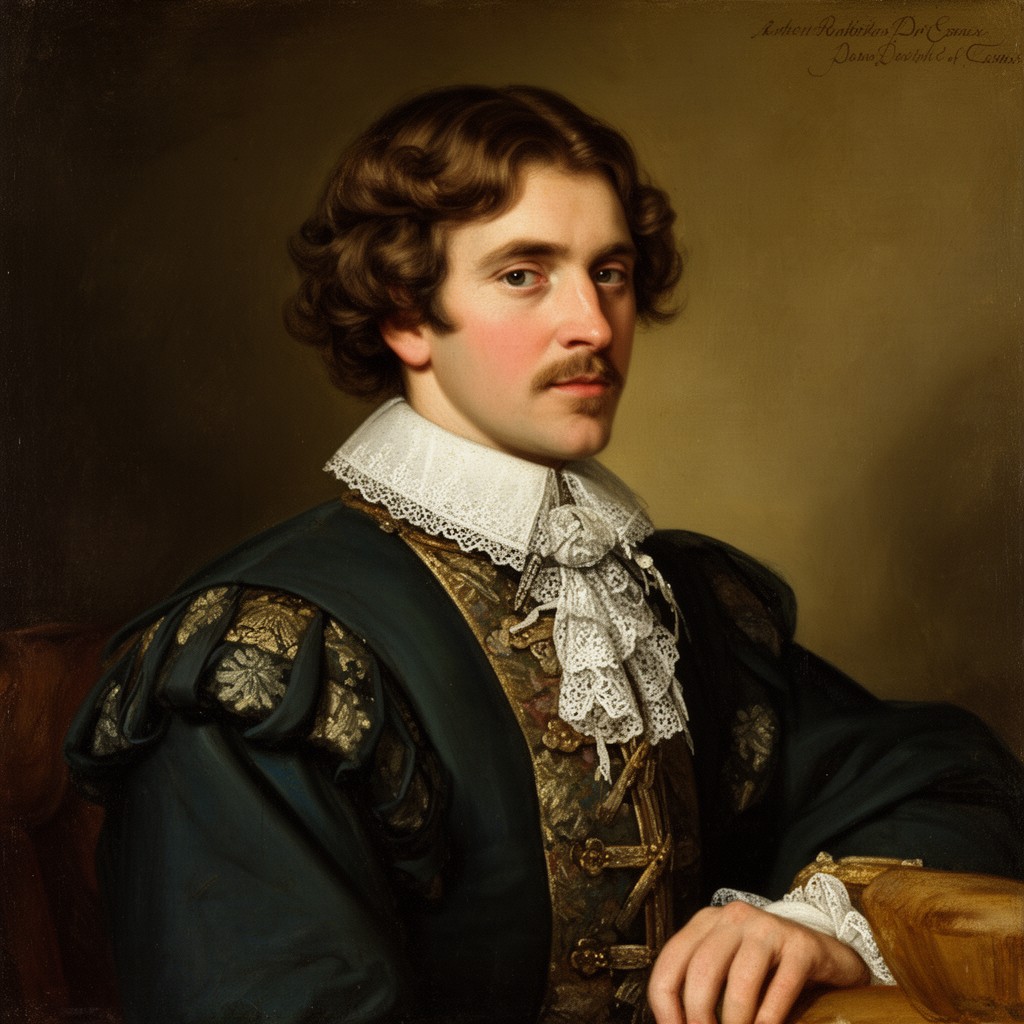 AI-generated illustration of Robert Devereux, 3rd Earl of Essex