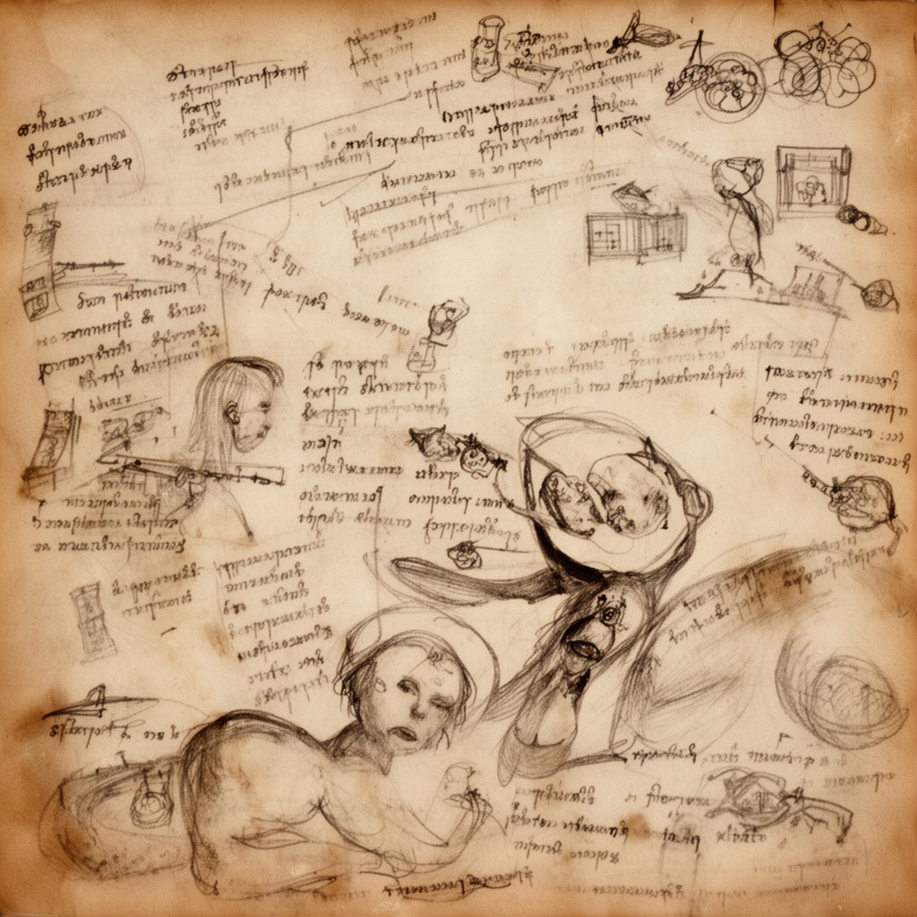 AI-generated illustration of Lepontic language